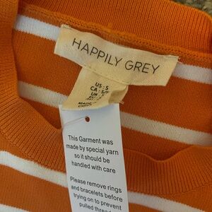 Orange striped sweater Halloween orange pumpkin